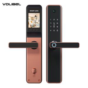 China Password Wifi Bluetooth Door Lock 70mm Tuya Glass Door Lock For Apartment factory