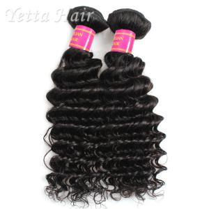 China Real Deep Wave Indian Peruvian Virgin Hair No Mixed Animal Hair or Synthetic Hair factory