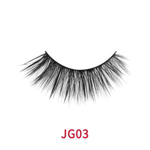 China Dramatic Handmade 18mm Strip Lashes , 3D 18mm Volume Lashes factory