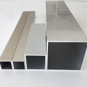 China Mat Anodizing Bending Aluminium Tubing Square Alloy Rectangular Section Tube factory