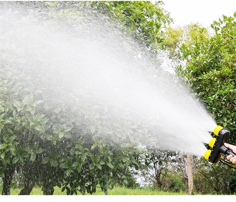 Heavy Duty Garden High Pressure Water Gun 16 mm Hose Tool 4 Pattern Trigger Nozzle