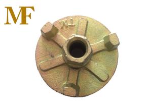 China 200kN Formwork System Accessories 16MM Golden Three Anchor Wing Nut factory