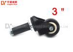 2 Inch Black Industrial Caster Wheels PZ WX 2 PU Without Brake