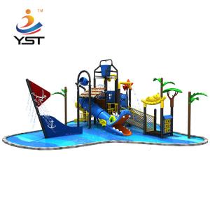 China Giant Water Park Playground Equipment , Plastic Water Slide 560 * 350 * 430 Cm factory