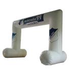 Outdoor Event OEM Logo Printing Waterproof Start Welcome Finish Gate Race Sport