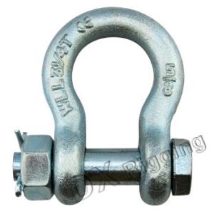 China Stainless Steel Lifting Screw Pin Anchor Shackle For Imperial Measurement System factory