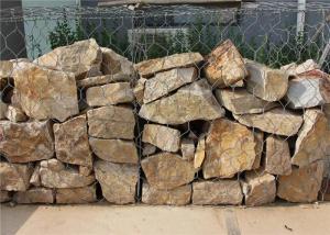 China 100x120mm Galvanized Gabion Mesh Protect Sea Wall factory