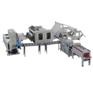 China Big Diameter 150-280mm Spiral Knives Toilet Paper Rewinding Machine factory