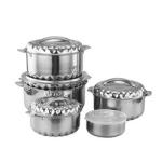 Different 3pcs 5pcs choose cookware sets stainless steel kitchen pot for cooking