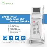 1200w Tripple wavelength Hot sale new technology 808 755 1064 diode laser hair