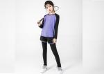 Customizable Kids Sports Clothing Girls Raglan Long Sleeve T Shirts 140-210g