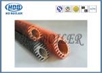 Steel Extruded Spiral Fin Tube Economizer For Heat Transfer / Air Cooler