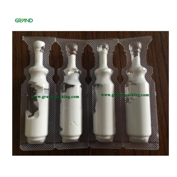 China GGS 118P5 Automatic ampoule filling sealing machine with plastic material factory