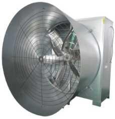 China Shutter cone exhaust fan factory
