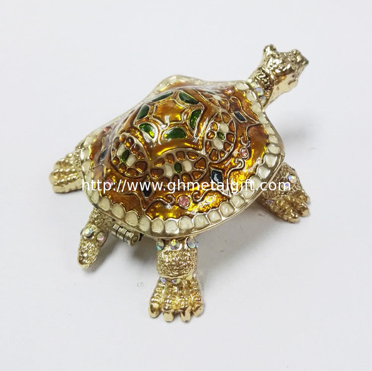 China Manufacturer Turtle Shape Trinket Box Turtle Jewelry Box for Jewelry