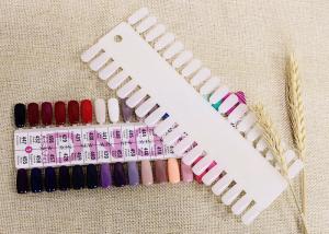 China 36Pcs Nail Polish Practice Card Color Nail Display Board For DIY Gel Palette factory