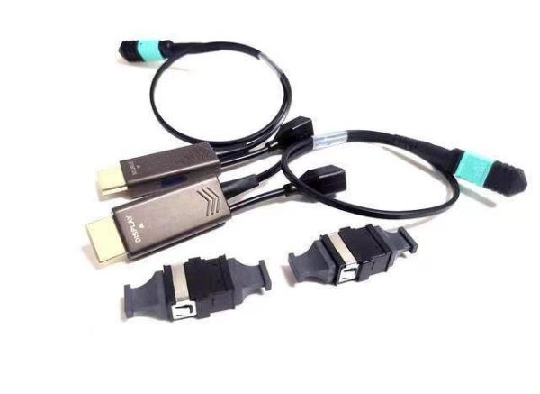 Long-Distance Transmission HDMI Fiber Optic Cable with Standard MPO Fiber