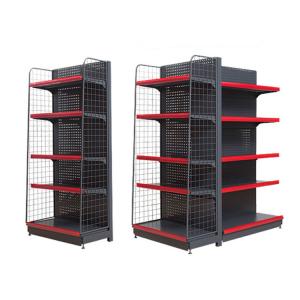China Metal Supermarket Wire Display Shelving Gondola Store Wire Shelf factory