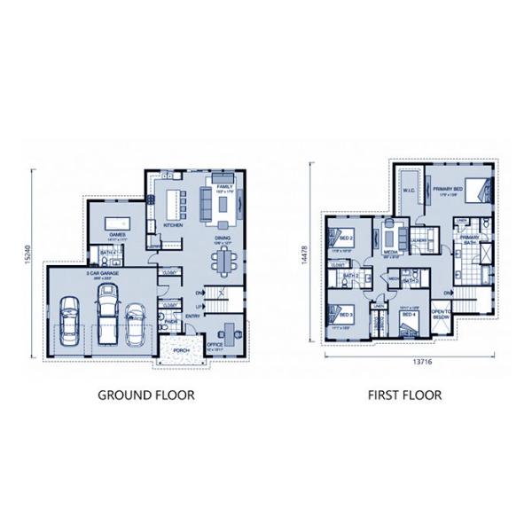 ICC EN-1090 Prefab Home Villas Luxury Modern Prefabricated Modular Home Kit