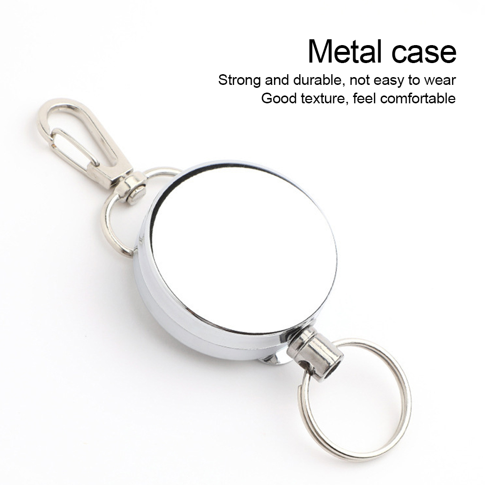 Deyi 60cm Metal Cord Badge Reel