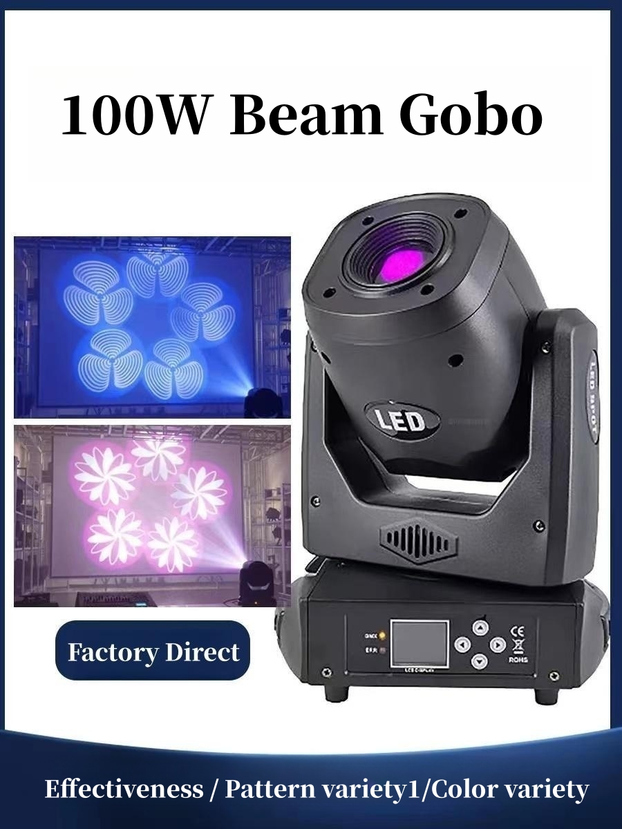 150W DJ Club Concert Theater Stage Moving Head Light with Color Rendering Index Ra 95
