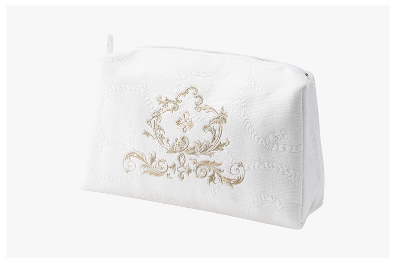 Eco Friendly Women'S Embroidery Canvas Makeup Bag