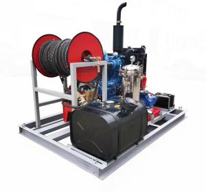 China High Pressure Water Jet Pipe Cleaning Large Diesel Driven 180x150x100cm factory