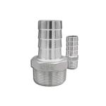 SS316 SS304 Stainless Steel Pipe Fitting Connector Casting NPT BSPT Hex Hose