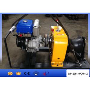 80KN YAMAHA Petrol Engine Belt Driven Cable Powered Pulling Winch