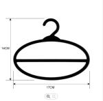 PP Plastic Scarf Hanger , Fabric Display Round Scarf Hanger