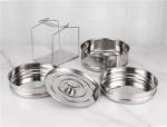 20cm 3 Layer Stainless Steel Steamer Basket Dumpling Vegetable Steamer Pot