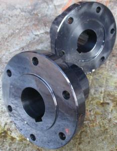 China Natural Color Rigid Shaft Coupling , Rigid Gearless Coupling Easy Assembly factory