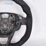 Full Leather Racing Ford Carbon Fiber Steering Wheel Plain Weave F150