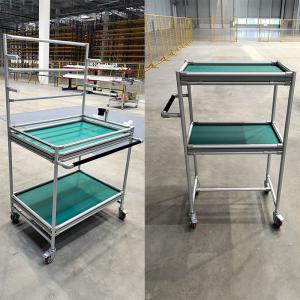 Material Rack System Made From The Third Generation Lean Pipe Aluminum Alloy