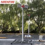 pneumatic telescopic mast light tower 7.6m pneumatic telescopic mast 4x1000W