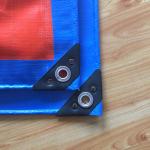 Birthday Design 260gsm Heavy Duty Blue / Orange PE Tarpaulin / Poly Tarp With