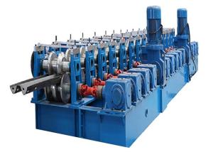 China 2 Wave Guardrail Plate Forming Machine 3 - 12 M Every Min Cold Bending factory