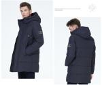 Knitted Cuff Mens Heavy Winter Coat Mens Wool Winter Coat With Four Pocket