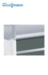 Curved Glass Deli Display Refrigerator