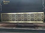 SS304 Gold Hairline Black Hairline Stainless Steel Screen Decoration Room