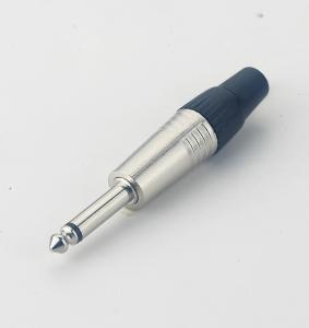 China Professional Audio 6.35mm Jack Plug Mono&amp;1/4&quot;PHONE JACK Cable Connector DC3003 factory