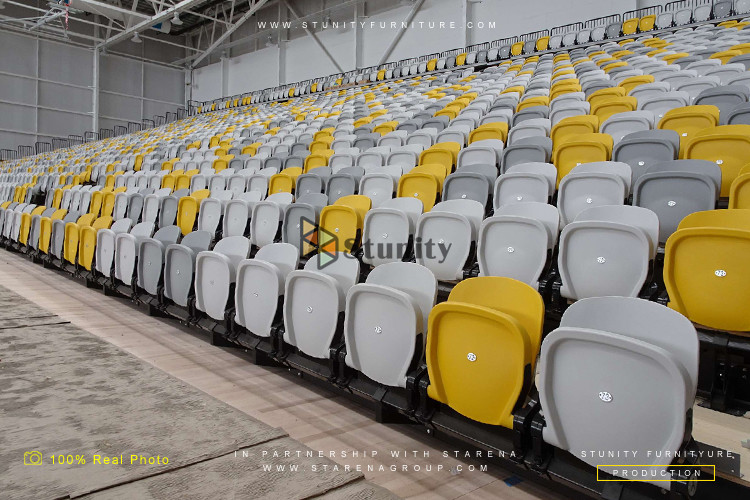 SGS STUNITY Waterproof Retractable Bleacher Seating