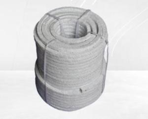 China High Tensile Strength Ceramic Fiber Rope for Furnaces Boilers Door Seal factory