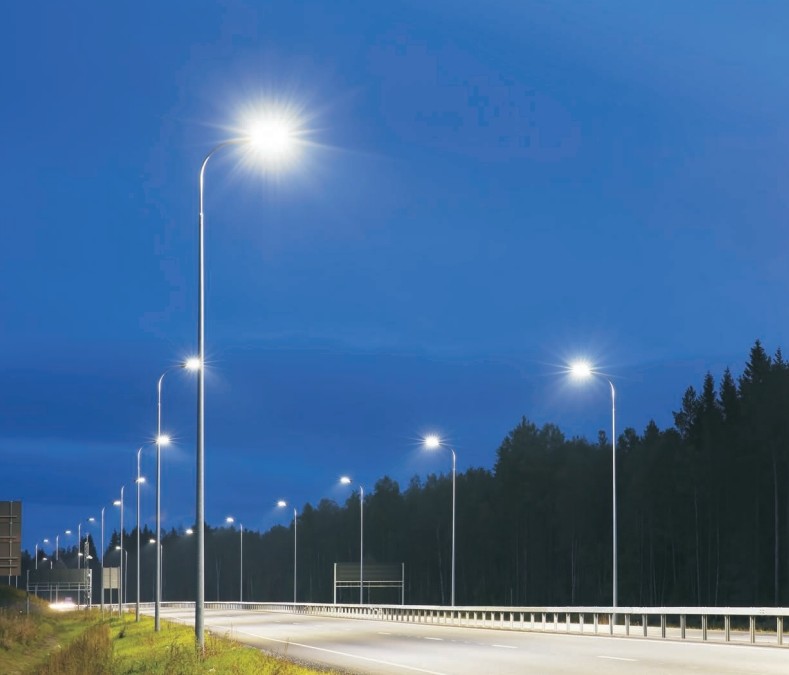 50W 100W 150W Outdoor LED Street Lights Stable Waterproof Practical