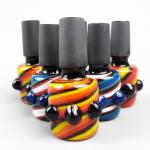 Smoking Dogo Glass Bongs Accessories Dry Herb Glass Bowl With 14.4mm Male Joint