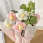 Women's Day Gift Goddess Day Plush Flower Portable Hug Bucket Flower Hand-woven