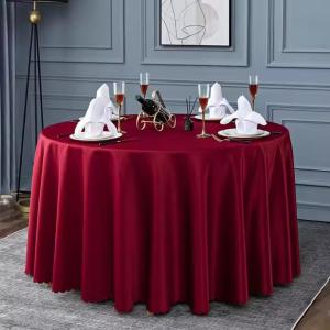 Customized Hotel Table Linens High Temperature Resistant With Jacquard Technics