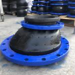 EPDM Eccentric Reducer Rubber Expansion Joint DN200-DN350 Bottom Horizontal