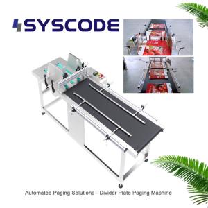 Divider Plate Paging Machine Customized Automatic Paper Feeder Frequency Control