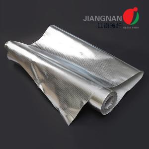 China Aluminum Coated Fireproof Fiberglass Packing Material With Strong Light Reflection factory